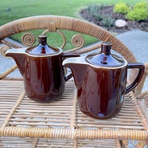 Vintage Brown “Hall” Style Creamer, Two available